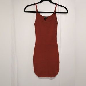 Windsor Dark Orange/Red Mini Dress